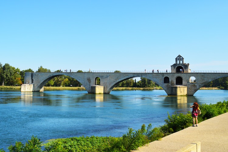 Avignon bridge in France 