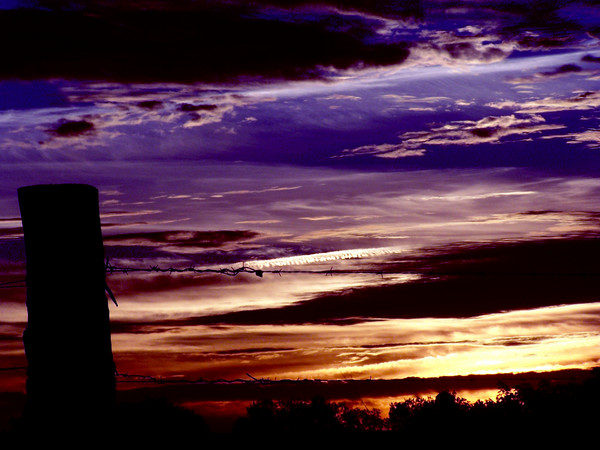A cowboys Sunset