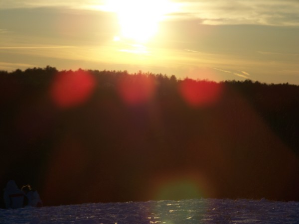 Golden Sun w/ People