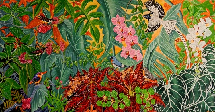 Tropical garden