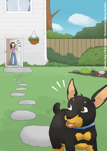 Charlie Dog Illustration 02