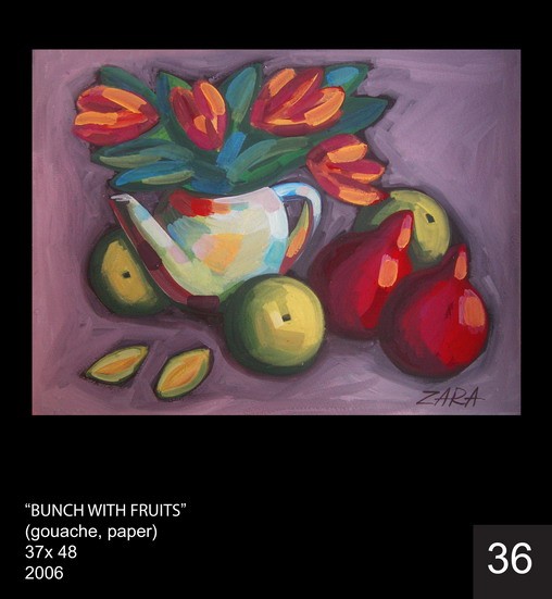 BUNCH WITH FRUITS