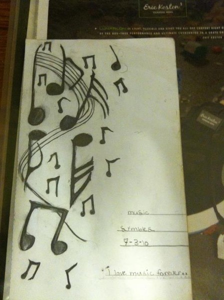 music note design
