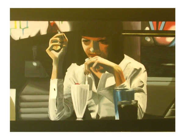 'Pulp Fiction' - acrylic on canvas 100cm x 70cm