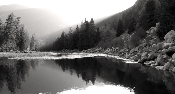 British Columbia River Scene 
