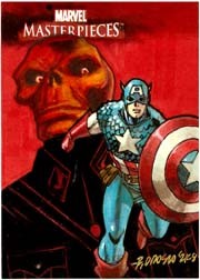 Captain America MM08 AP Sketch Card