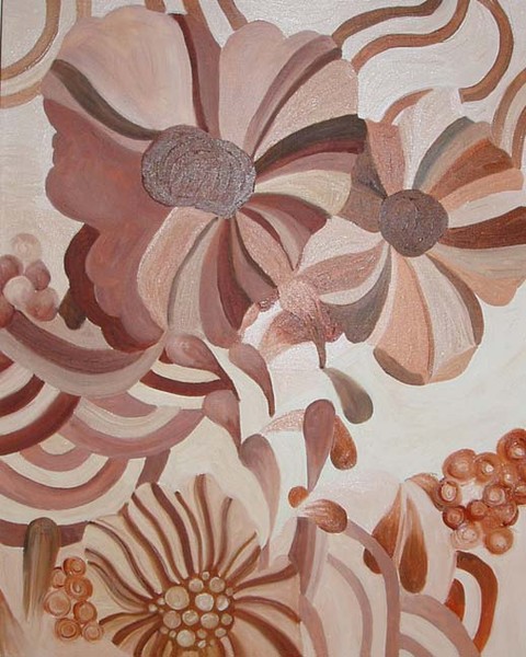 Brown flower