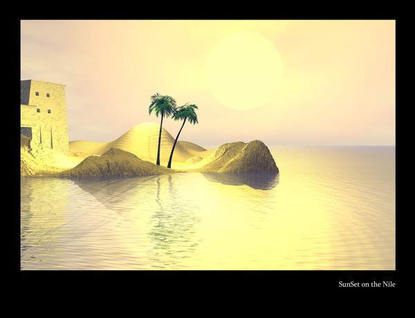 Sunset on the River Nile