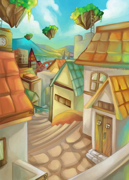 The Town with Flying Gardens