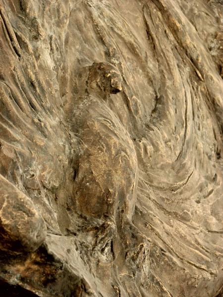 Detail of gate in bronze