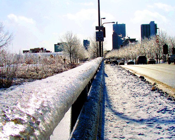 Fort Wayne Icey Skyline