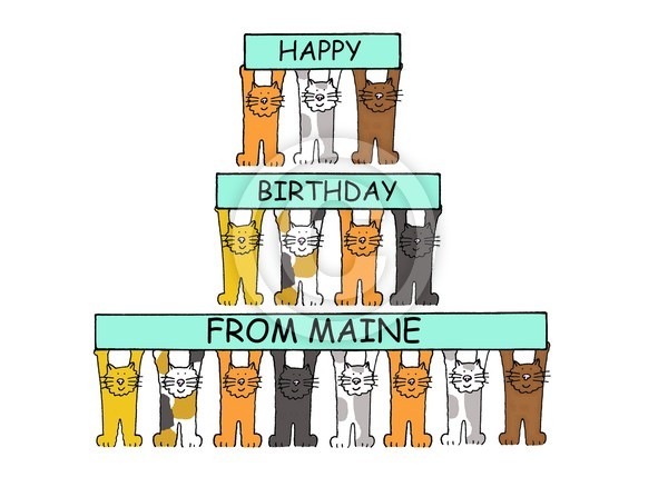 Happy Birthday from Maine
