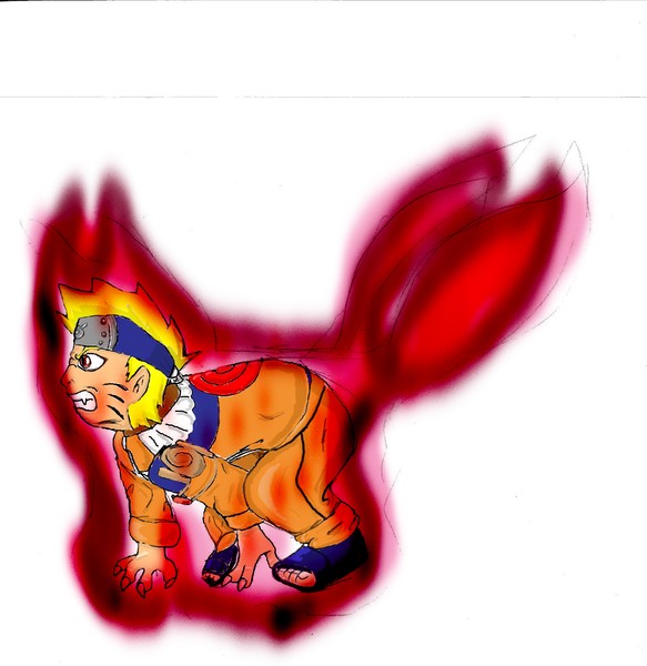 Naruto Fox side chakra alotta details!