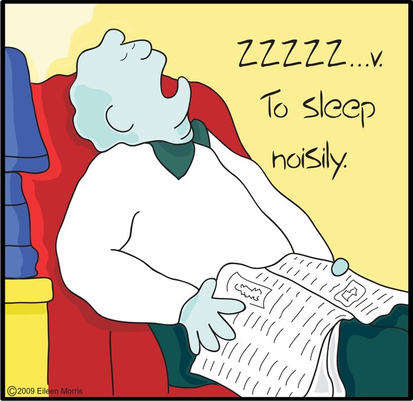 ZZZ...To sleep noisily!