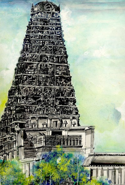 Brihadeeswara temple, India
