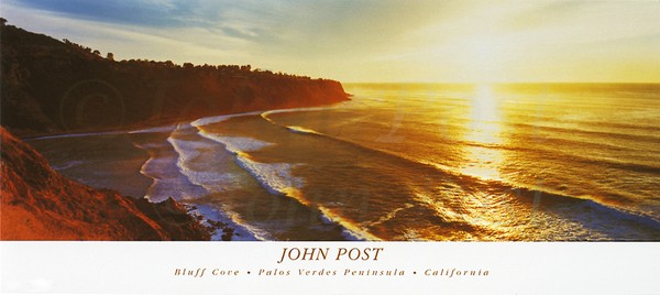 Bluff Cove Palos Verdes Peninsula California 16x36 poster (c)John Post