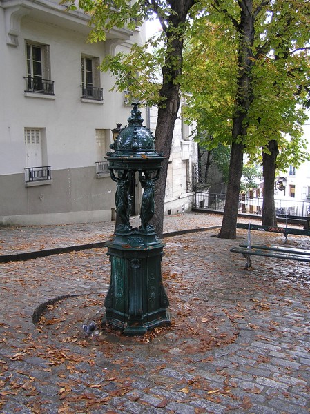 Fountain in Monmartre