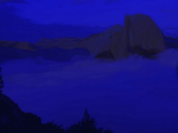 Blue sunset
