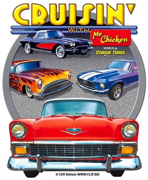 Cruisin cars t-shirt