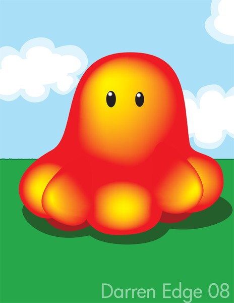Orange Ghost Fluff