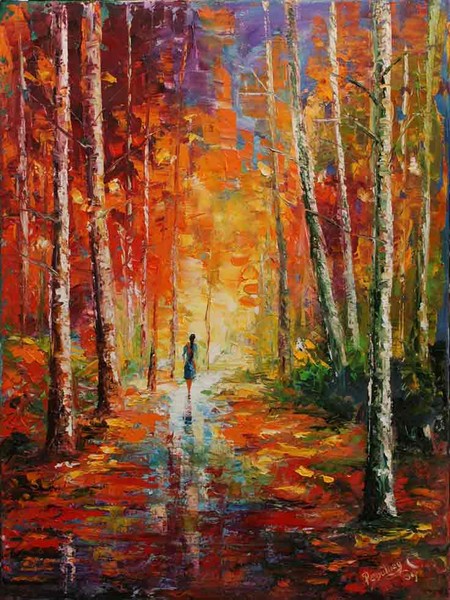 ORIGINAL ART VANISHING-Deep forest