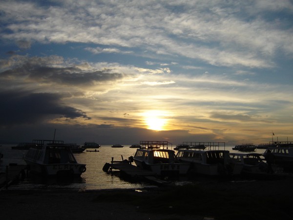 Sunset on Lake Titikaka