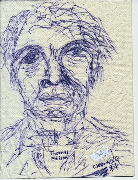 Ridiculous Portraits; Thomas Edison