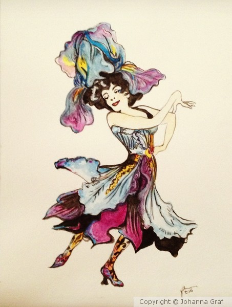 Dancing flower fairy