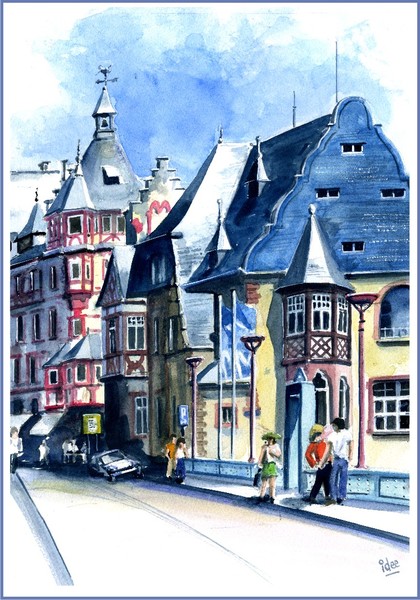 Over the bridge to Traben