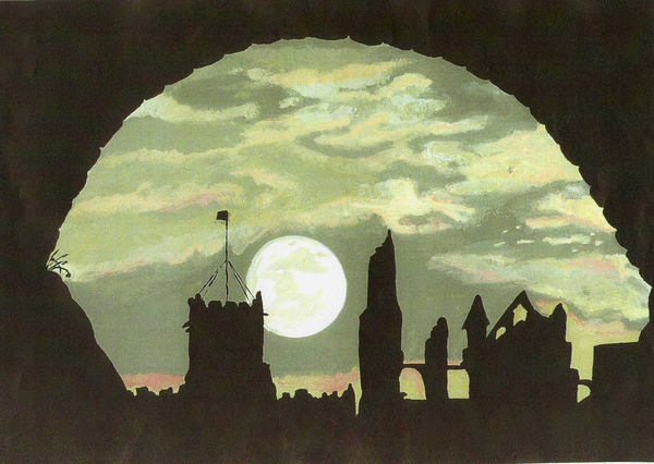 Moontime at the Abbey, Whitby
