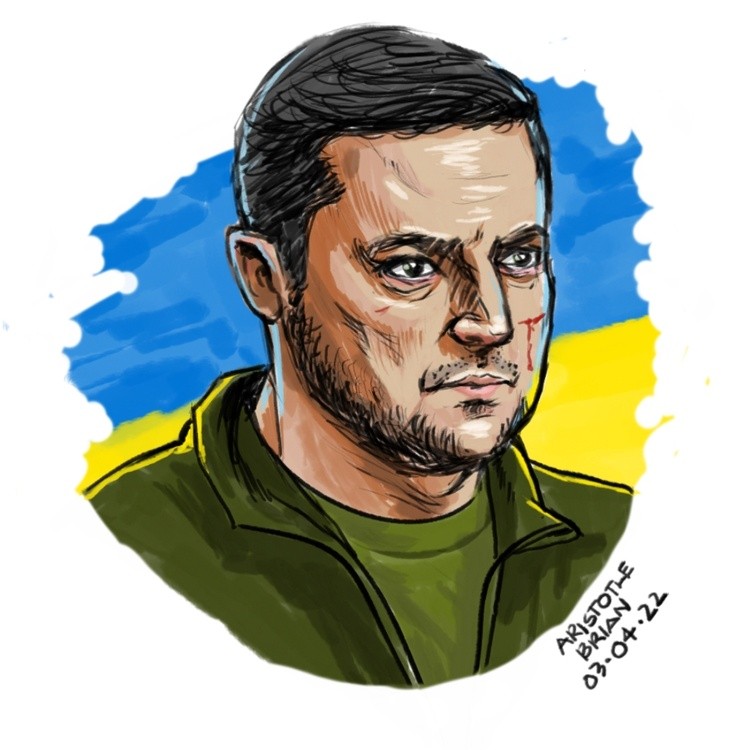 Illustration - The World's Bravest Leader