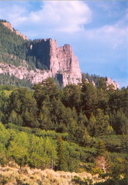 Twin Towers of the Little Cimmaron