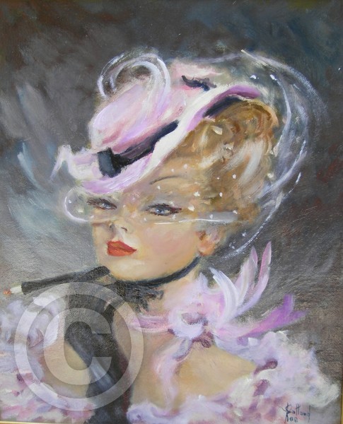 Jeune Femme au Porte Cigarette