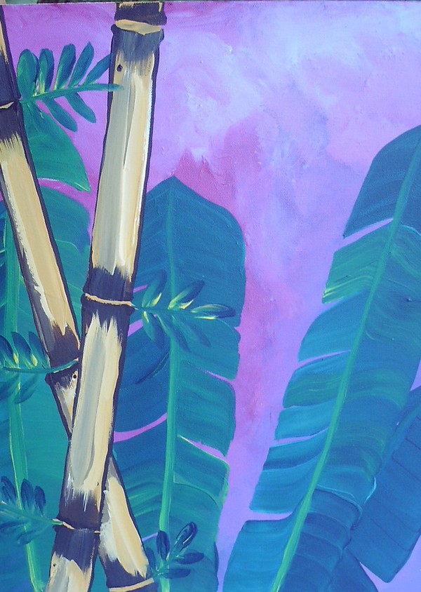 bamboo and bananas