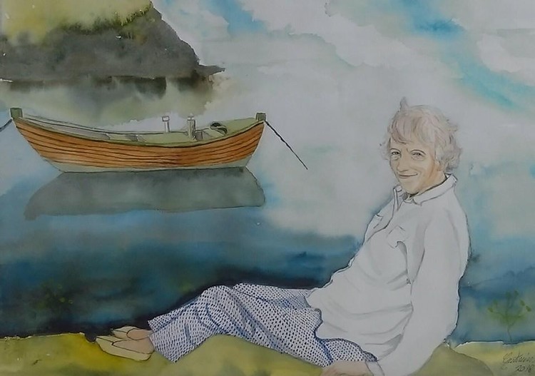 Grandma and her boat Göltur 