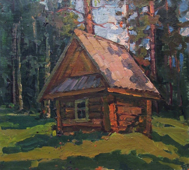 Hut in the forest