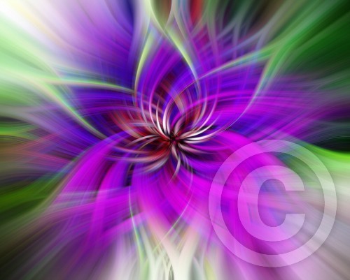Purple starburst