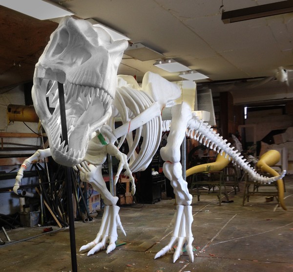 T-Rex EPS Foam Sculpture, Front View