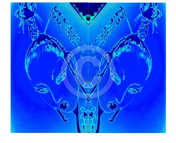 oto i Retro Moguls Blue Marina sticks of cool blue
