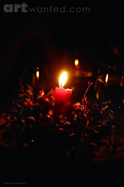 Christmas candle