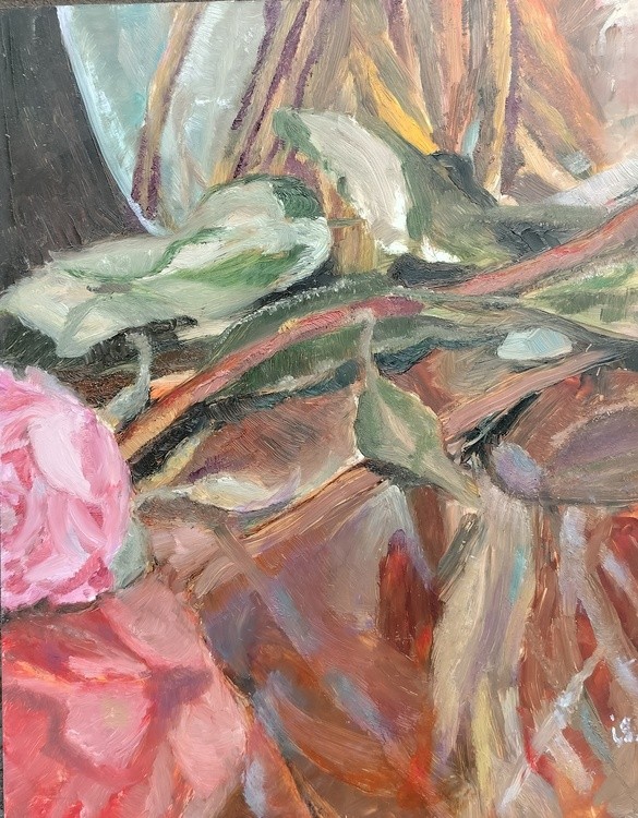 Roses and reflections