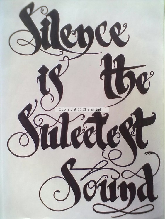 Silence is the...