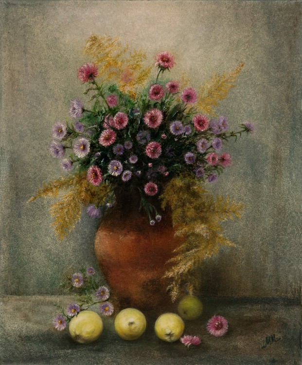 Autumn Bouquet and Apples