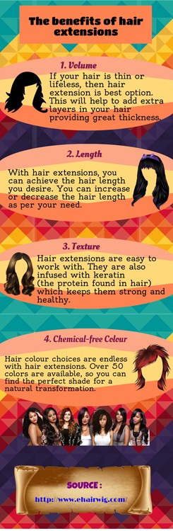 The benefits of hair extensions