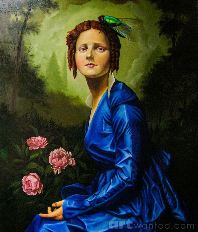 Miss Thorny with jewel insect