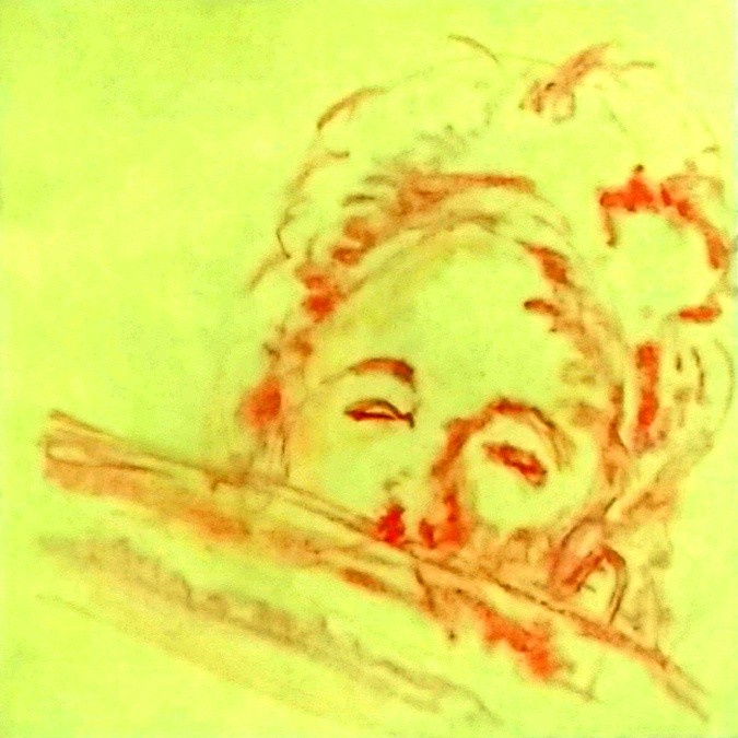 Prudence Peeking Sketch
