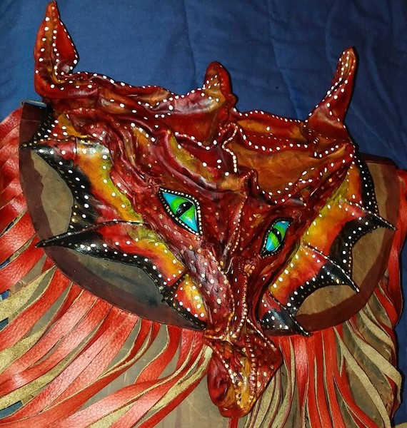 Dragon purse (leather)