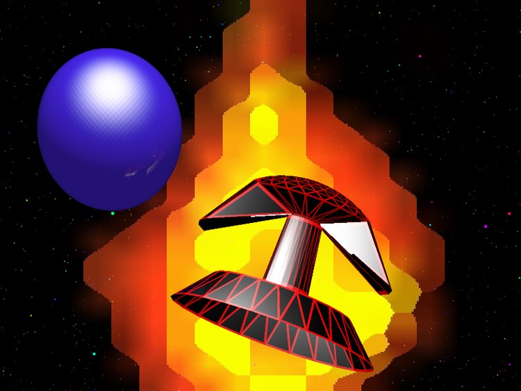Fire Space Ball