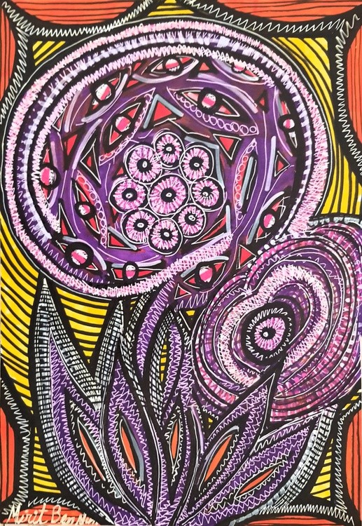 art flowers mirit ben nun modern painter israel