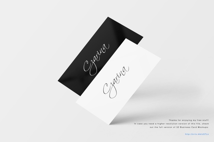 business card logo
